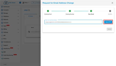 Owner Email Change | E2E Cloud