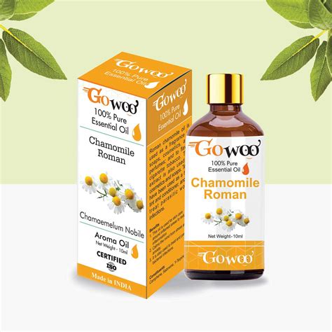 Buy GO WOO 100% PURE ROMAN CHAMOMILE OIL VIRGIN & UNDILUTED 10 ML ...