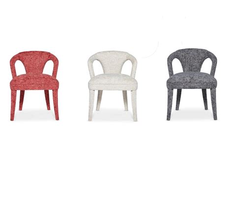 Hand-Tailored Designer Dining Chair in Water Repellent Velvet For Sale ...