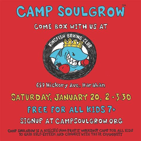 Camp SoulGrow Boxing at Kingfish Boxing Club, Kingfish Boxing, River ...