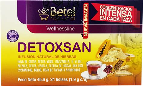 Buy Detoxsan Total Detox Tea by Betel Natural - Whole Body Detox ...