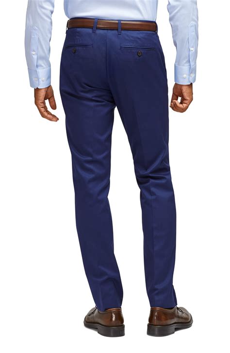 Bonobos Cotton Stretch Weekday Warrior Slim Fit Dress Pants in Blue for ...