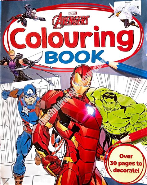 Marvel Avengers Colouring Book - The Children's Book Bin