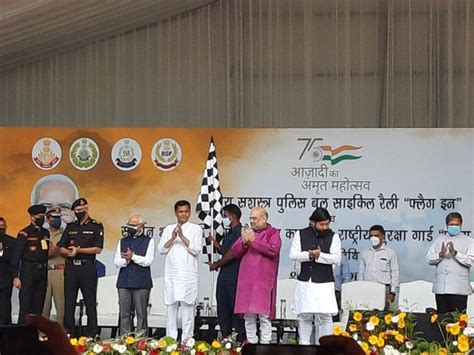 Amit Shah flags off NSG's pan-India car rally 'Sudarshan Bharat Parikrama'