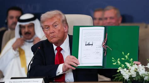 Trump materializa la firma histórica del plan de paz para Gaza y ...