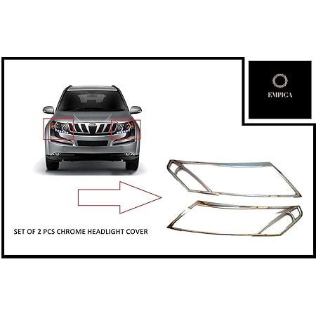 Empica Chrome Plated Headlight Frame Headlamp Cover Car Exterior ...