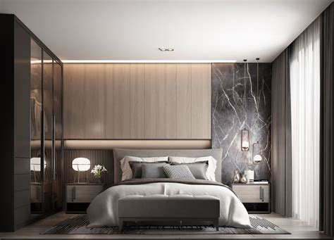 Bedroom Design Modern, Monochrome Bedroom, Bedroom Wall Designs, Master ...