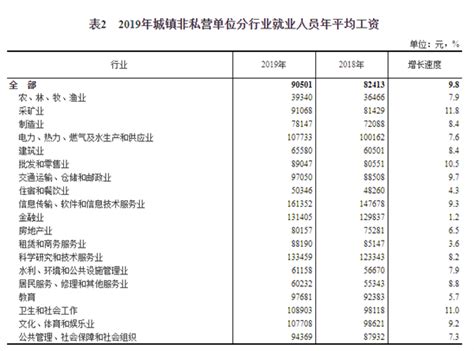 2019年中国平均工资 城镇非私营单位超9万元 - 数据报告 - 深圳大宋咨询有限公司