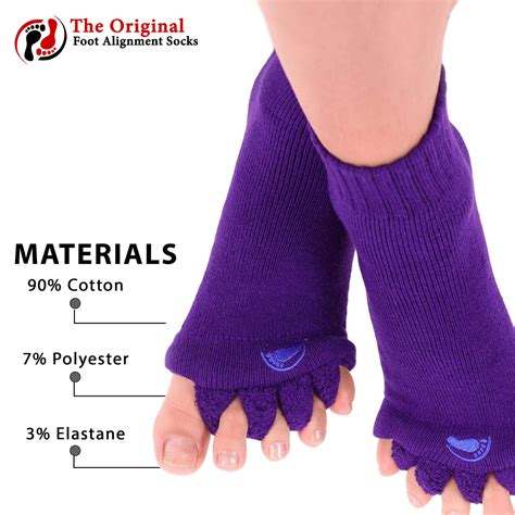 Relieve foot pain with Foot Alignment Socks in Purple. – My-Happy Feet ...