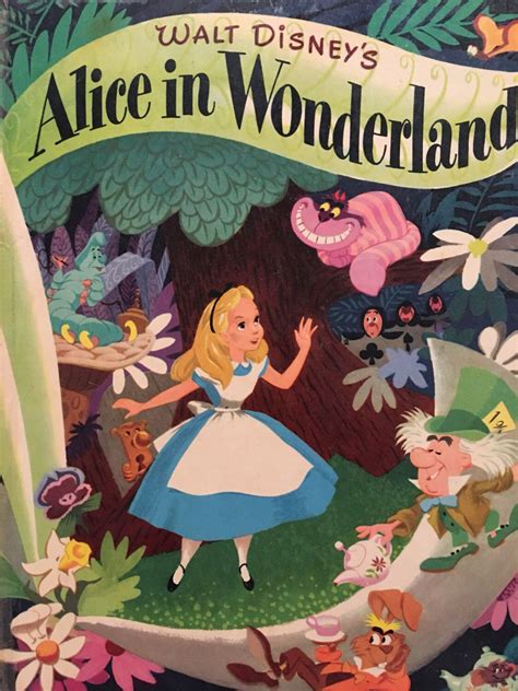 Walt Disney's Alice in Wonderland A Big Golden Book 1951 | Alice in ...