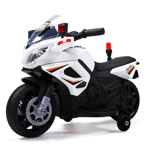 6-Volt Kids Ride-On Police Motorcycle with Training India | Ubuy