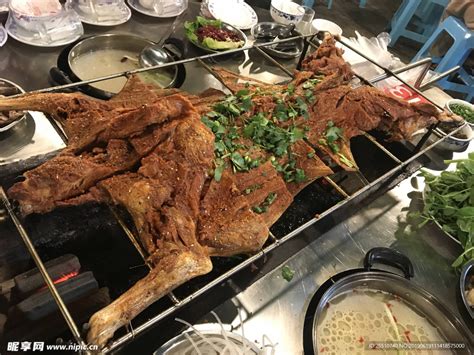 烤全羊摄影图__传统美食_餐饮美食_摄影图库_昵图网nipic.com