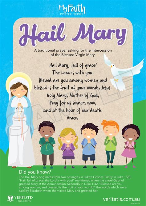 Hail Mary (Catholic Prayers Series) - Veritatis Publishing
