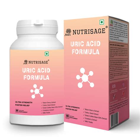 Nutrisage Uric Acid Formula for Men and Women [13 Potent Herbs] All ...