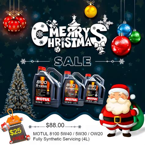 Christmas promotion / MOTUL 8100 5W40 / 5W30 / OW20 Fully Synthetic ...