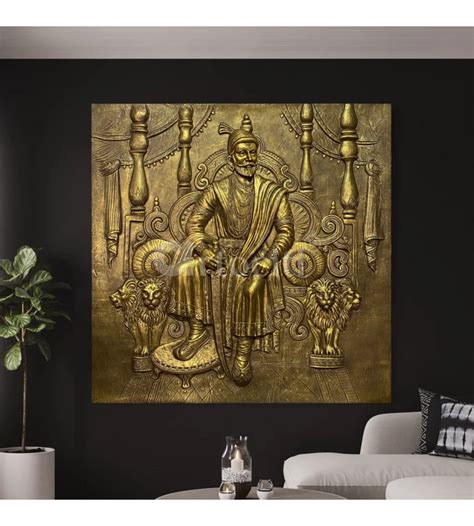 Buy Chattrapati Shivaji Maharaj 3D Relief Mural (6x6 Feet) Online ...