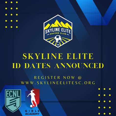 Skyline Elite Player ID Dates Announced - Skyline Elite Soccer Club