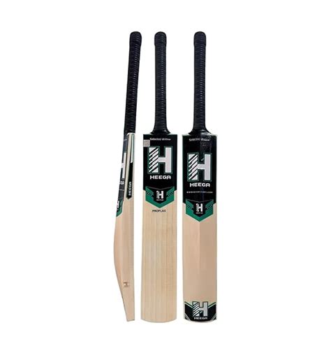 Heega Proflax Kashmir Willow Cricket Bat | Grade Wooden Bat for Leather ...