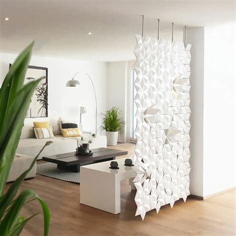 Facet hanging room divider • Bloomming