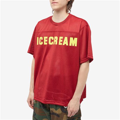 ICECREAM Mesh Football Jersey Red | END. (US)