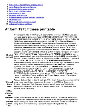 Af Form 1975 - Fill and Sign Printable Template Online