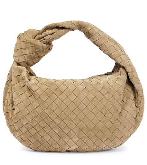 Bottega Veneta Jodie Teen Suede Tote Bag in Metallic | Lyst