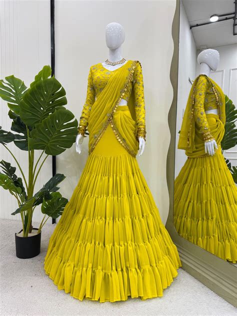 Reday to wear Lehenga saree