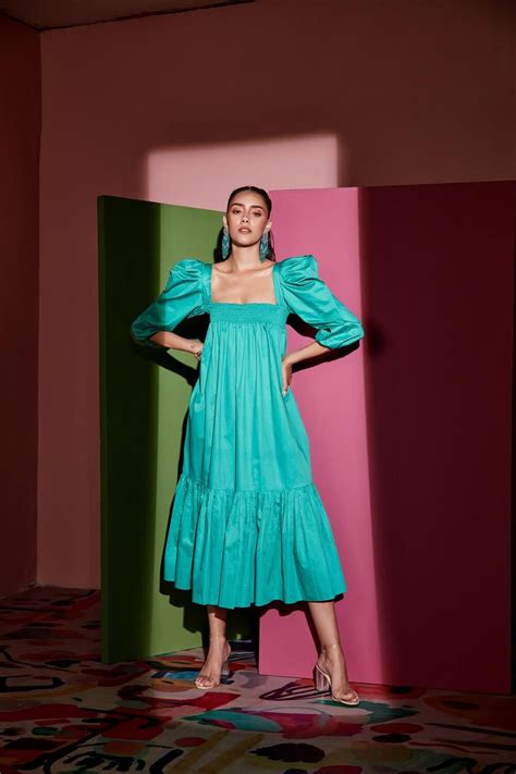 PUFF SLEEVED DRESS – SM38-G – Selfmade Official