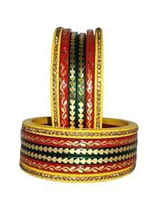 Buy Radhe rani bangles Traditional Rajasthani Beautiful Multicolor Lac ...