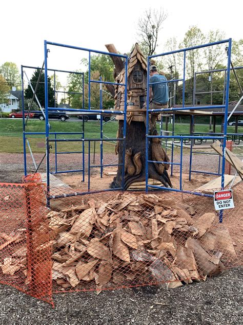 Andrew Mallon Sculpture in Ratcliffe park coming along! : r/nova