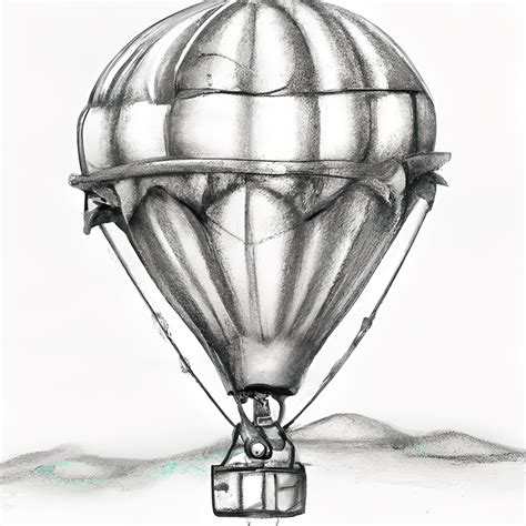 Hot Air Balloon Drawing