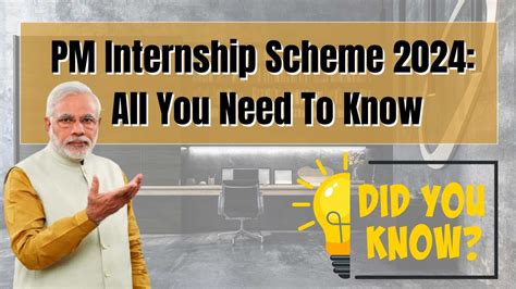 PM Internship Scheme 2024: Check Dates, Eligibility, Stipend and Key ...