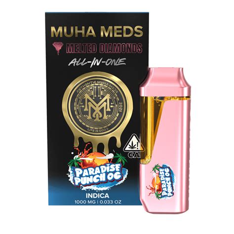 MUHA MEDS MELTED DIAMONDs ALL IN ONE LIVE ROSIN DISPOSABLE VAPE CART ...
