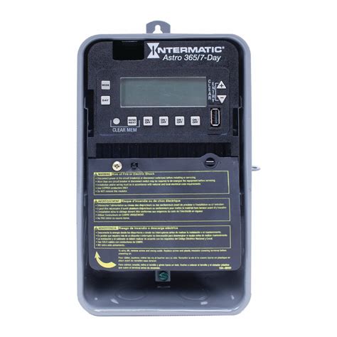 INTERMATIC, 7 day, Astronomic, Electronic Timer - 52RU67|ET2845CR ...