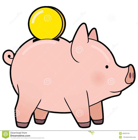 Cute Piggy Bank Clipart | Free download on ClipArtMag