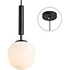 Buy KCO Lighting Globe Pendant Light 1-Light Modern Hanging Lights ...