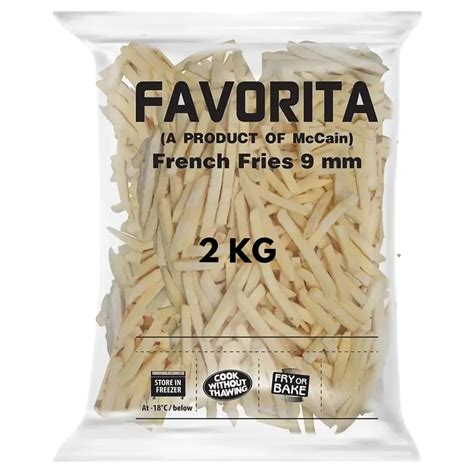 McCain Favorita French Fries (9mm), 2 Kg – NagaBazaar™