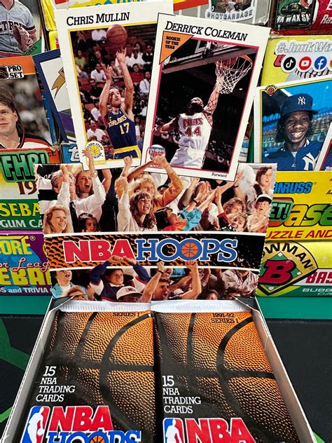 1991-92 NBA Hoops Series 1 Basketball Pack - Junk Wax Sal