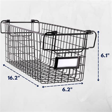 Granrosi Stackable Large Wire Baskets for Organizing India | Ubuy