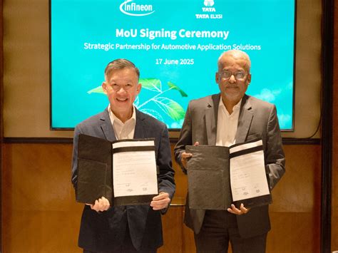 Tata Elxsi and Infineon Sign MoU for EV Solutions in India