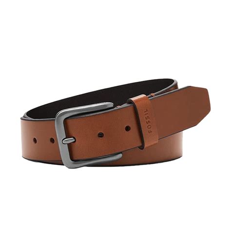Fossil Brody Leather Mens Casual Single Side Belt (Brown,Frsz ...
