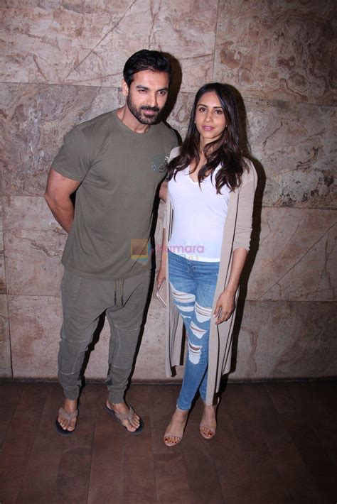 John Abraham with wife Priya Runchal at Force 2 screening in Lightbox ...