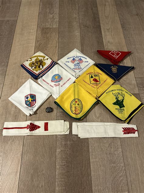 Lot Of 12 1970s Boy Scout Of America Bandannas And Sashes | eBay
