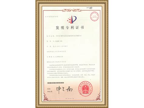 发明专利证书_中国·恒兴企业集团