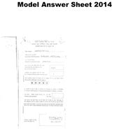 CBSE Class 12 Mathematics: Topper Answer Sheet for 2014 (Term-II ...