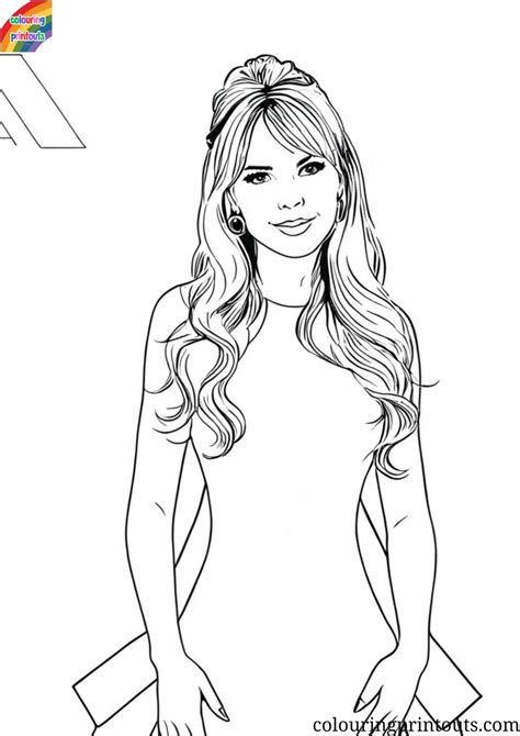 Sabrina Carpenter Coloring Pages