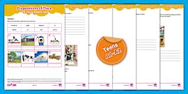 Prepositions I Spy in the Classroom Worksheets