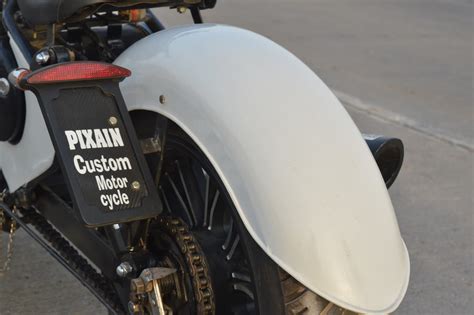 Modified RE Thunderbird AVL Chopper by Pixain Customs Motorcycles