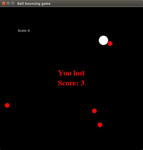 How to Make a Ball Bouncing Game Using C Programming 的图像结果