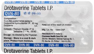 Buy Dvn 80 MG Strip Of 15 Tablets Online at Truemeds
